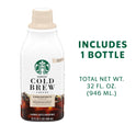 Starbucks Cold Brew Coffee, Madagascar Vanilla Flavored, Multi-Serve Concentrate, 32 oz