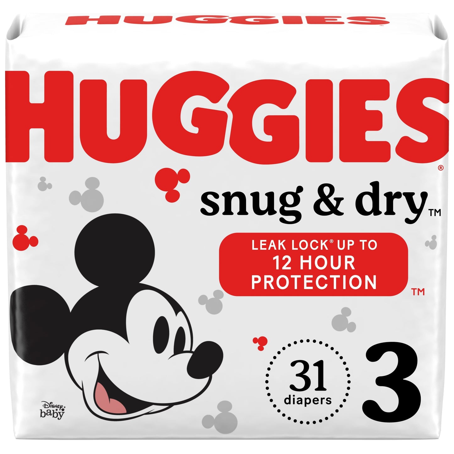 Huggies Snug & Dry Baby Diapers, Size 3, 31 Ct (Select for More Options)