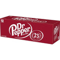 Dr Pepper Soda, 12 fl oz cans, 12 pack