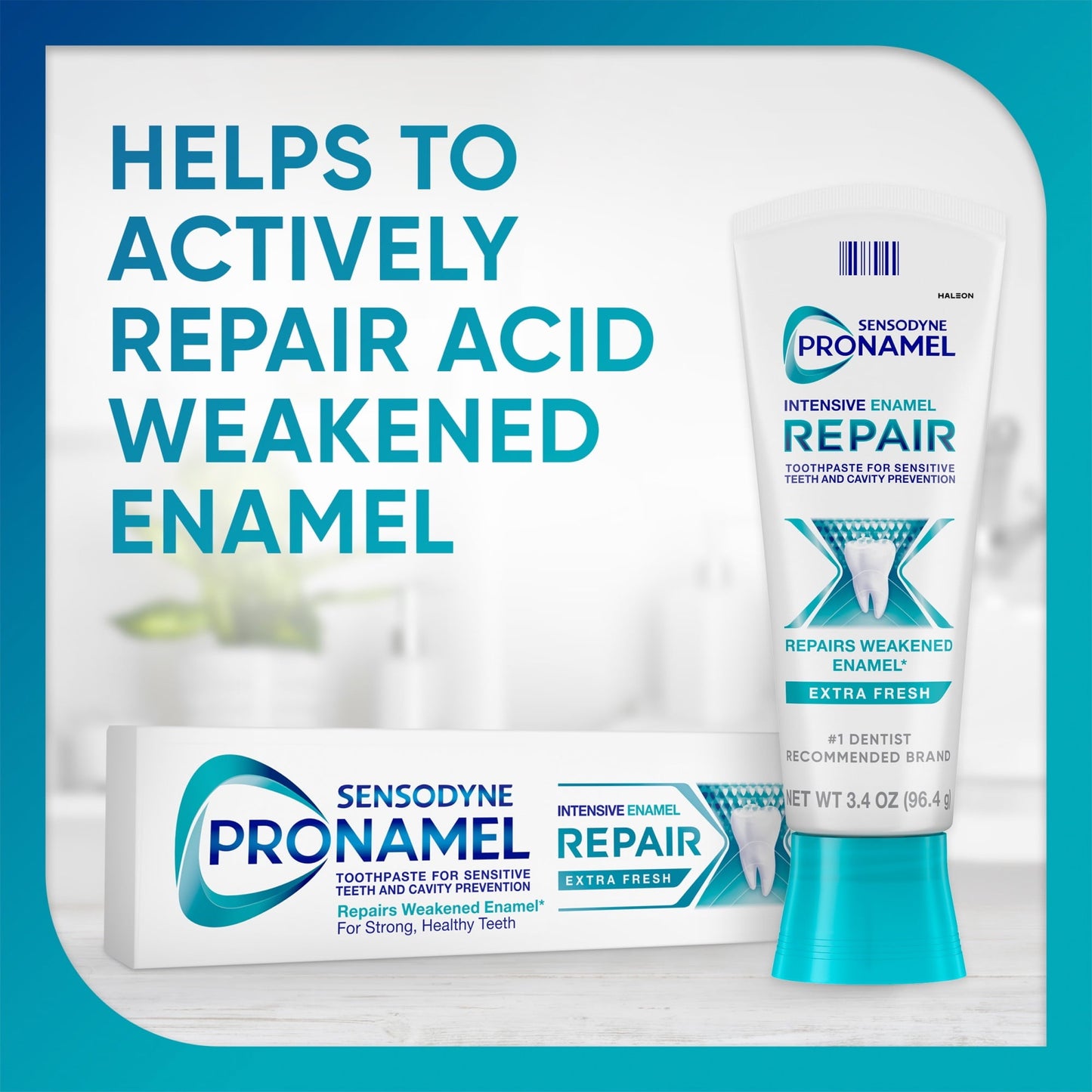 Sensodyne Pronamel Intensive Enamel Repair Toothpaste for Sensitive Teeth and Cavity Protection - 3.4 Oz x 2