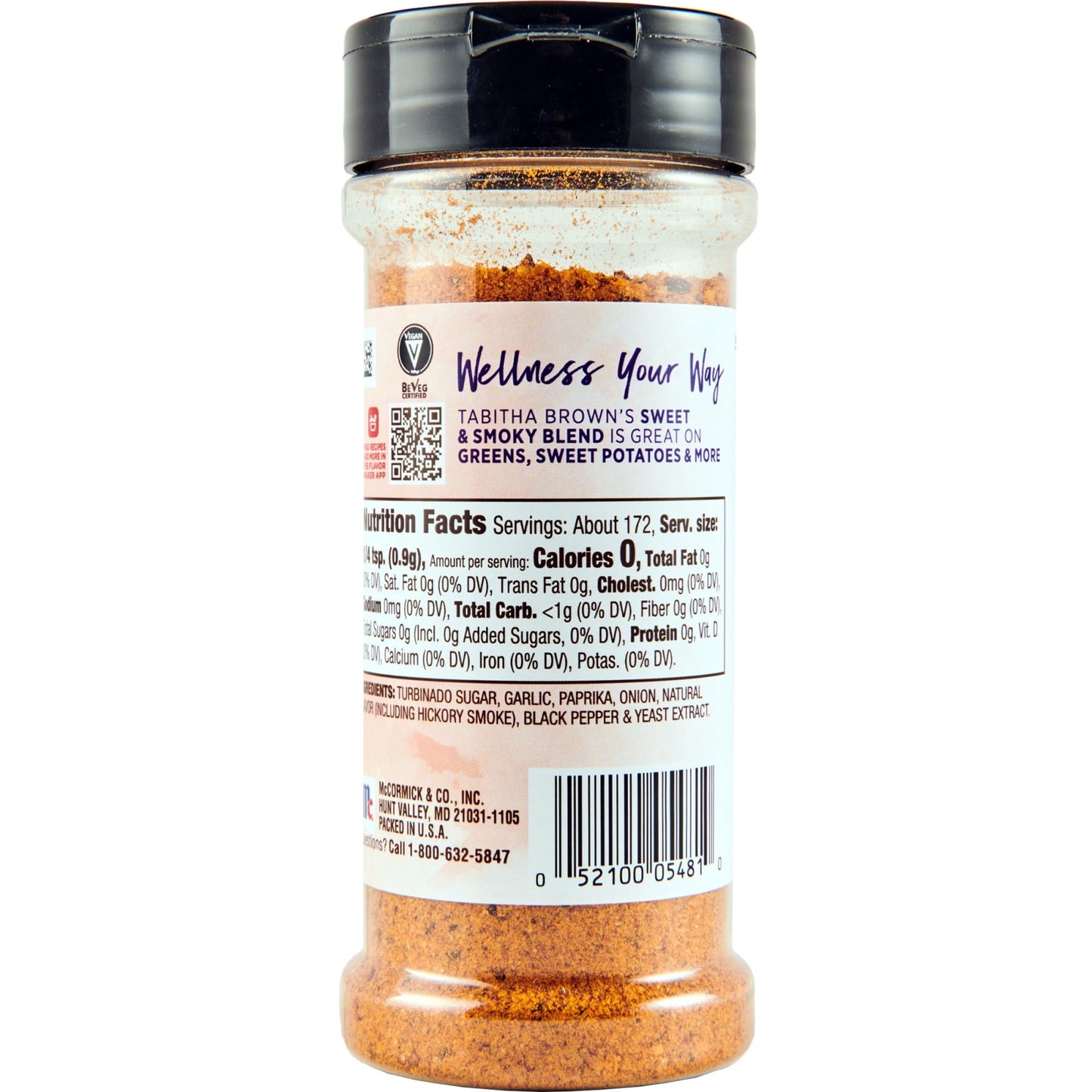 Tabitha Brown Salt-Free Smoky All Purpose Seasoning , 5.5 oz