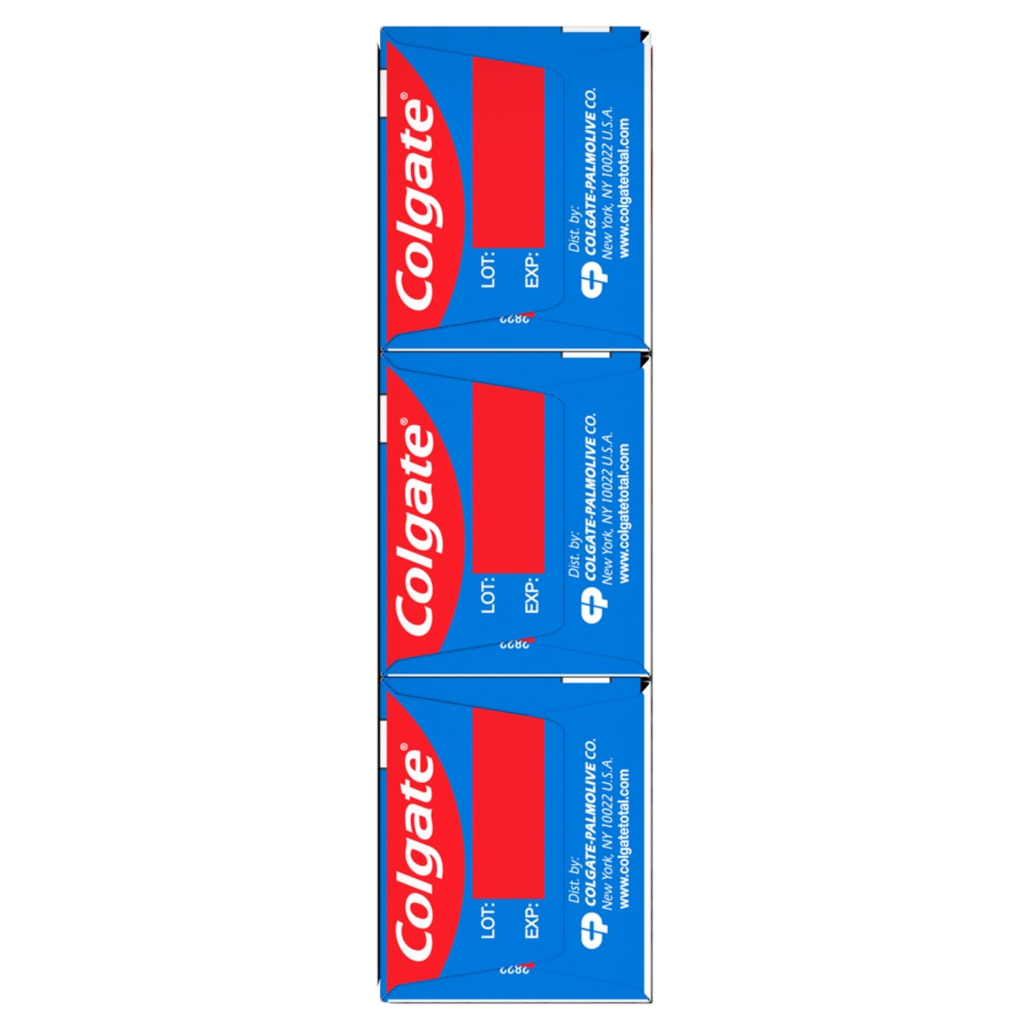 Colgate Total Whitening Toothpaste, Mint, 3 Pack, 5.1 oz