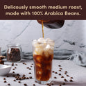 Tim Hortons Medium Blend Black Cold Brew Coffee Concentrate, 100% Arabica Medium Roast, 32 oz