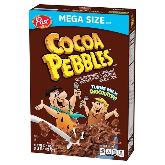 Post Cocoa PEBBLES Cereal, 27.5 OZ Box