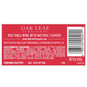 Oak Leaf Vineyards Red Blend Wine, 1.5 L Glass, ABV 9.00%