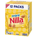 Nilla Wafers Mini Cookies, Vanilla Wafers, 12 Snack Packs