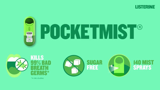 Listerine Cool Mint PocketPaks Oral Care Breath Strips, Breath Spray Alternative, 24Ct, 3 pack