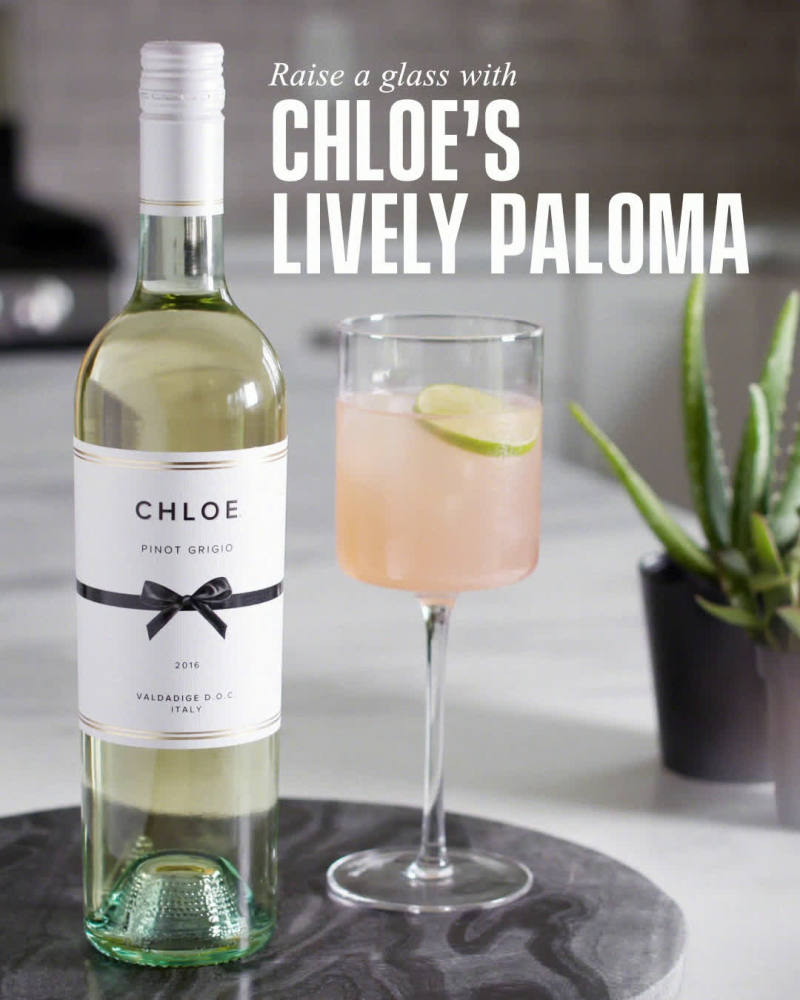 Chloe Pinot Grigio Italian White Wine, 750 ml Glass, ABV 12.00%