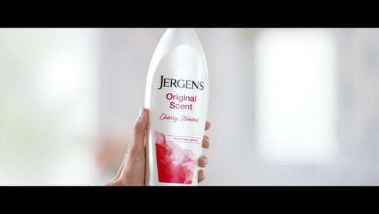 Jergens Hand and Body Lotion, Original Scent Moisturizing Body Lotion, with Cherry Almond Essence, 10 Oz