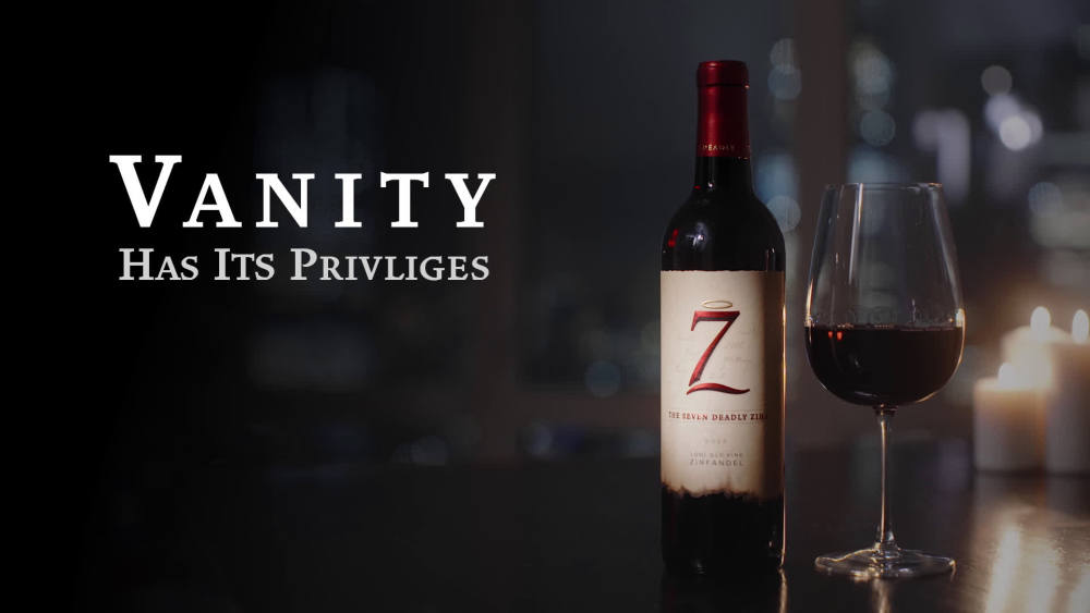 Seven Deadly Old Vine Zinfandel California Red Wine, 750 ml Glass, ABV 15.00%