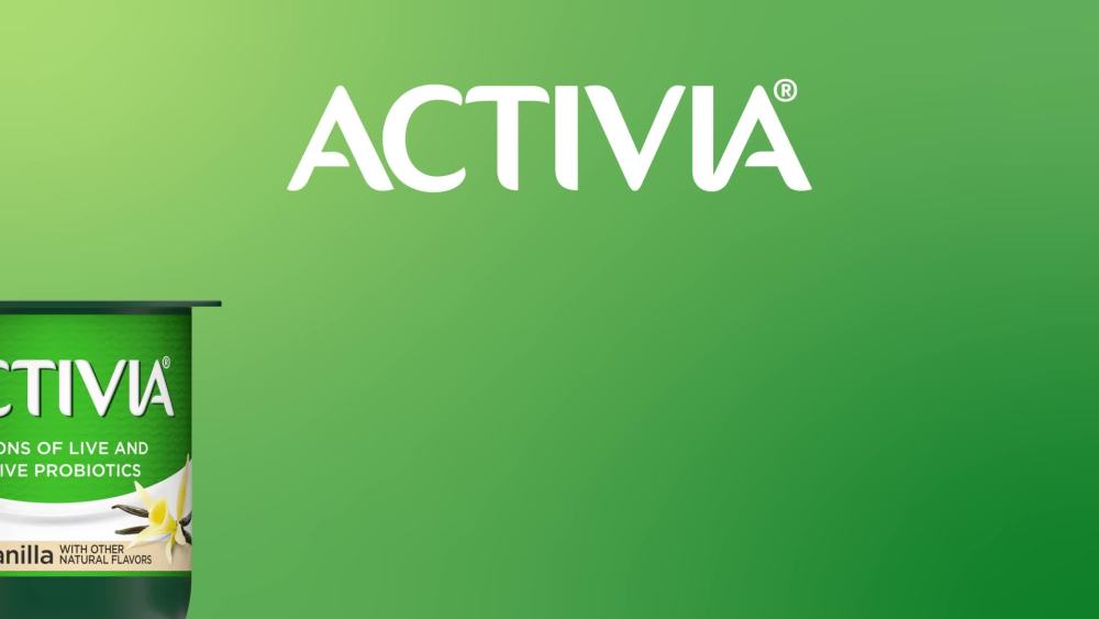 Activia Vanilla Probiotic Yogurt, Lowfat Yogurt Cups, 4 oz, 12 Count