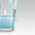 Glade Candle Aqua Waves Scent, 1-Wick, 3.4 oz (96.3 g) Each, 2 Counts, Fragrance Infused with Essential Oils, Notes of Sea Salt, Island Flowers, Ocean Air, Lead-Free Wick Scented Candles