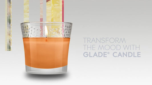 Glade Jar Candle 2 ct, Hawaiian Breeze, 6.8 oz. Total, Air Freshener, Wax Infused with Essential Oils