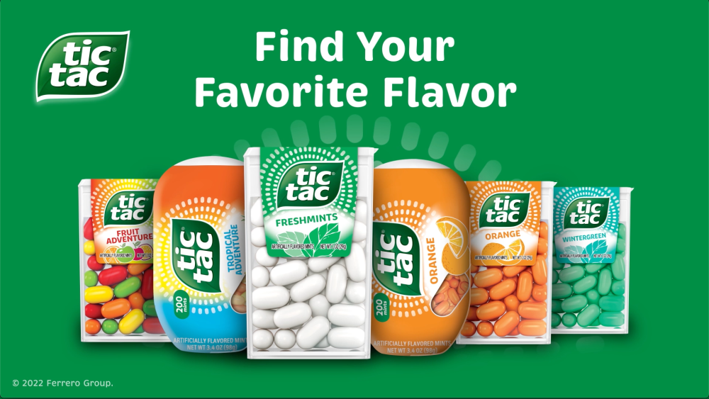 Tic Tac Fruit Adventure Mints, On-The-Go Refreshment, 3.4 oz Pack