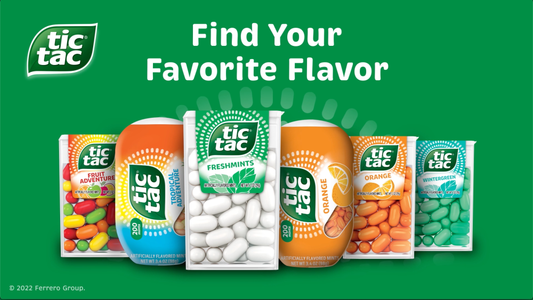 Tic Tac Orange Flavored Mints, 3.4 oz Bottle Pack