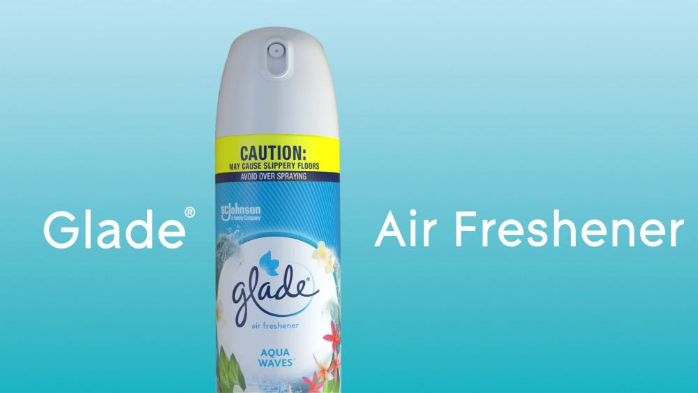 Glade Aerosol Spray, Air Freshener for Home, Coastal Sunshine Citrus Scent, Fragrance Infused with Essential Oils, Invigorating and Refreshing, with 100% Natural Propellent, 8.3 oz