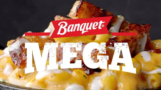 Banquet Mega Bowls Chicken Fried Beef Steak Frozen Meal, 14 oz (Frozen)